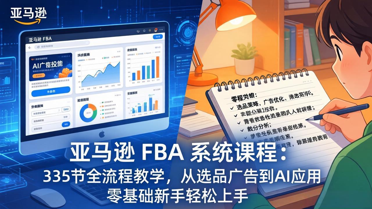 亚马逊 FBA 系统课程(更新26年3月-谷进海小站