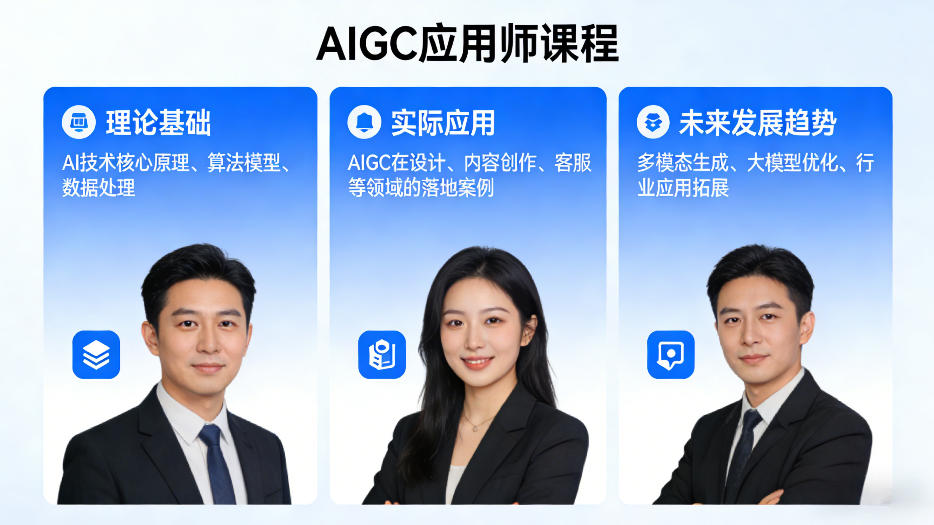 AIGC应用师课程，覆盖了AI技术的理论基础、实际应用、以及未来发展趋势(更新)-谷进海小站