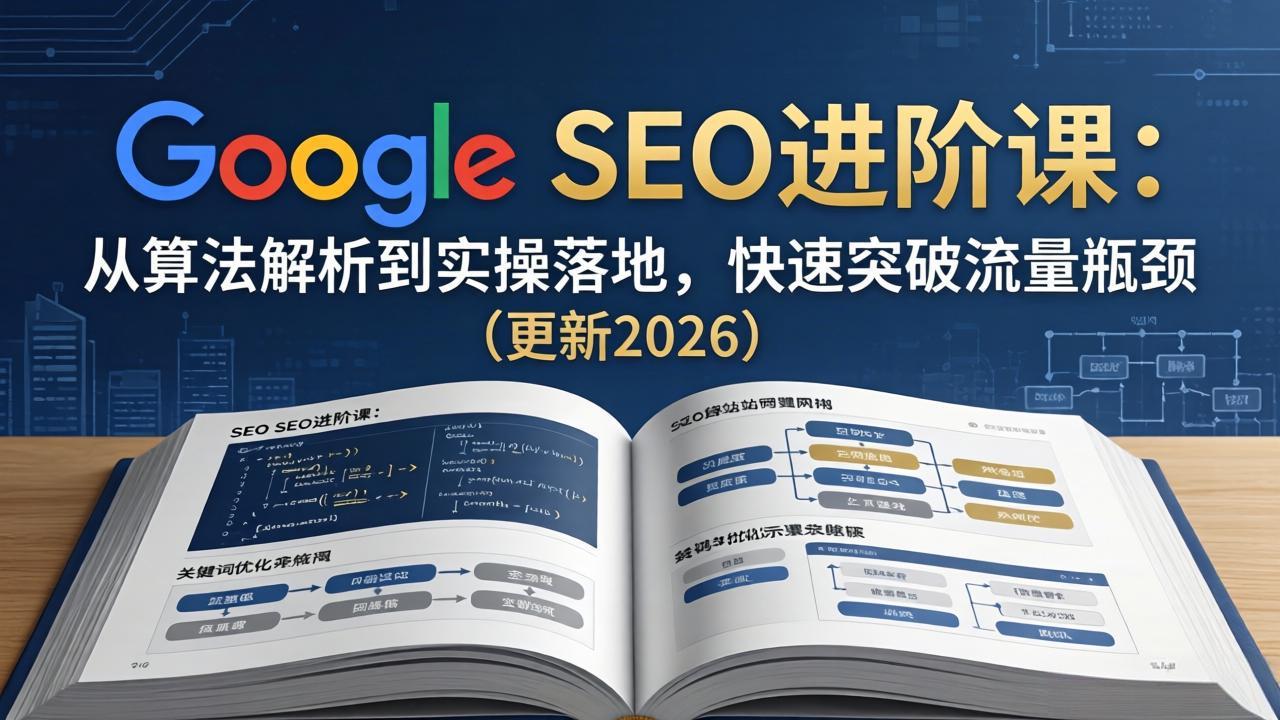 Google SEO进阶课：从算法解析到实操落地，快速突破流量瓶颈(更新2026-谷进海小站