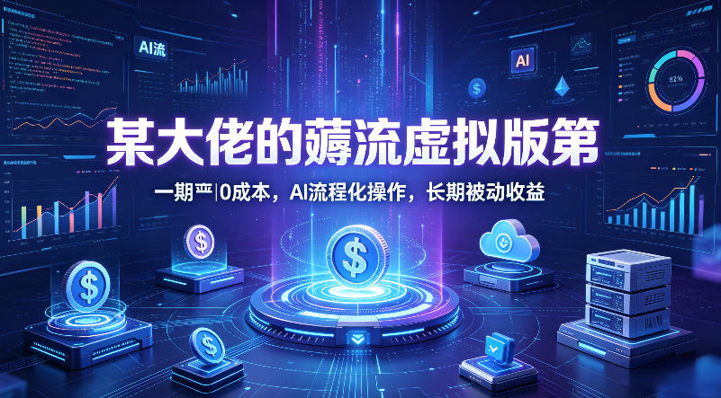 某大佬的薅流虚拟版第一期丨0成本，AI流程化操作，长期被动收益-谷进海小站