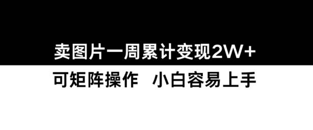 小红书【卖图片】一周累计变现2W+小白易上手-谷进海小站