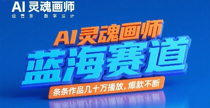 AI灵魂画师，蓝海赛道，条条作品几十W播放，爆款不断-谷进海小站