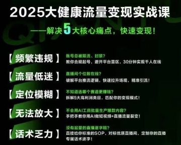 大健康流量全域新增长8.0，三月底线下课视频，大健康万亿蓝海，从类目突围到模式迭代-谷进海小站