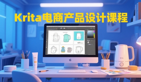 大梦老师·Krita电商产品设计课程-谷进海小站