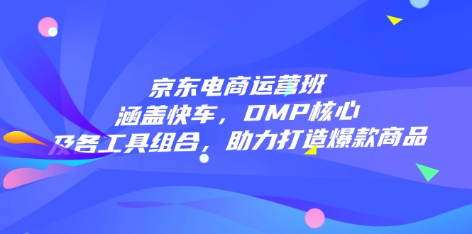 京东电商运营班：涵盖快车，DMP核心及各工具组合，助力打造爆款商品-谷进海小站