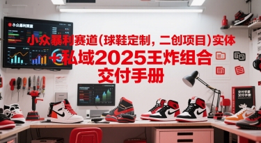 小众暴利赛道(球鞋定制，二创项目)实体+私域2025王炸组合  交付手册-谷进海小站