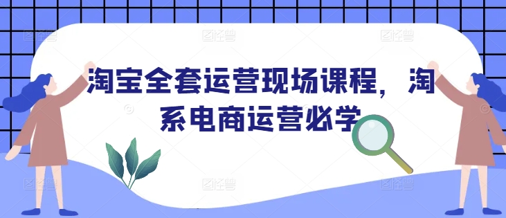 淘宝全套运营现场课程，淘系电商运营必学-谷进海小站