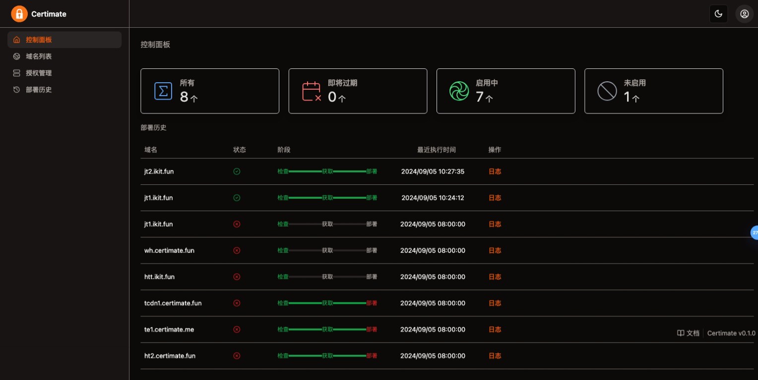 SSL证书管理系统工具网站源码，自动申请、部署SSL证书，并在证书即将过期时自动续期-谷进海小站