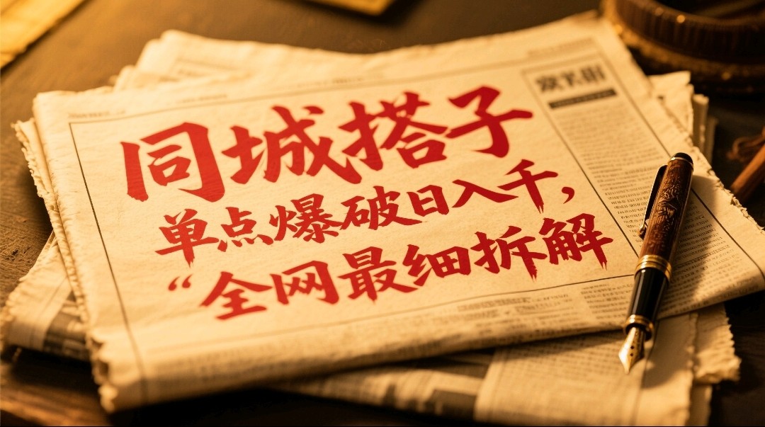 同城搭子群19.9单点爆破日入千，搭子组局月入万，全网最细拆解-谷进海小站