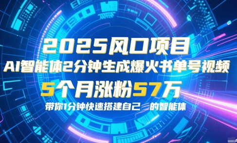 AI智能体2分钟一键生成爆火书单号原创视频，5个月涨粉57w，带你零代码1分钟搭建智能体-谷进海小站