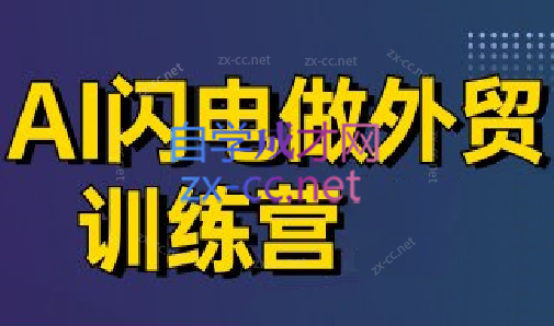 大卫·AI闪电做外贸训练营(更新7月)-谷进海小站