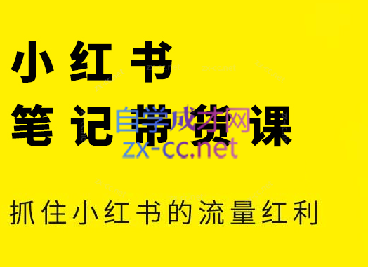 张宾·小红书笔记带货课(更新4月)-谷进海小站